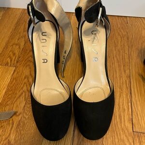 Unisa Black and Cream Women's Heels
